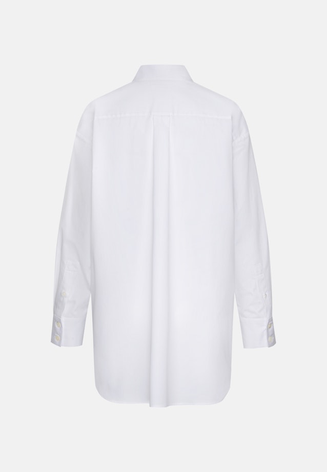 Oversized Bluse mit Kläppchenkragen in Weiß |  Seidensticker Onlineshop