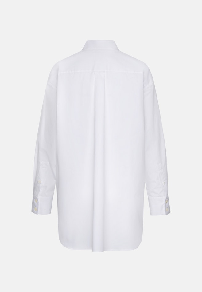 Oversized Bluse mit Kläppchenkragen in Weiß | Seidensticker Onlineshop