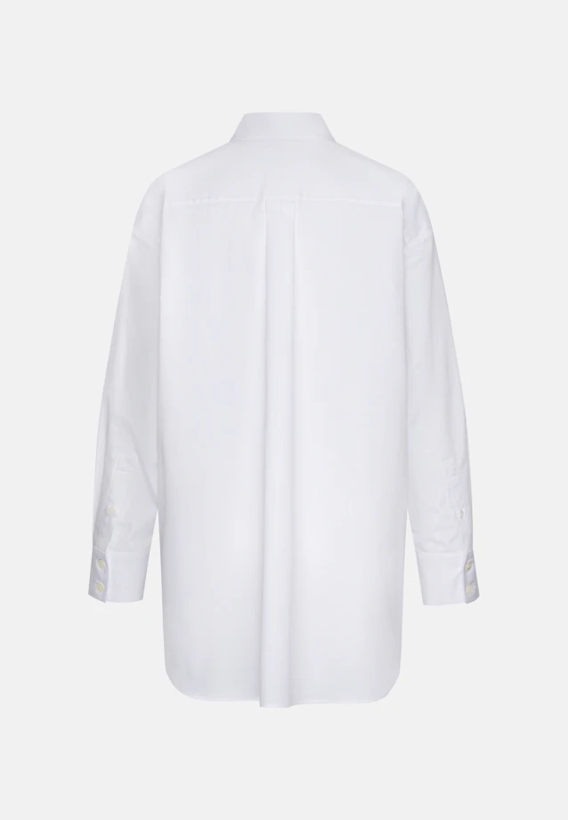 Oversized Bluse mit Kläppchenkragen in Weiß |  Seidensticker Onlineshop