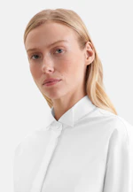 Oversized blouse with flap collar in Weiß |  Seidensticker Onlineshop