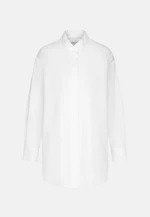 Oversized Bluse mit Kläppchenkragen in Weiß |  Seidensticker Onlineshop