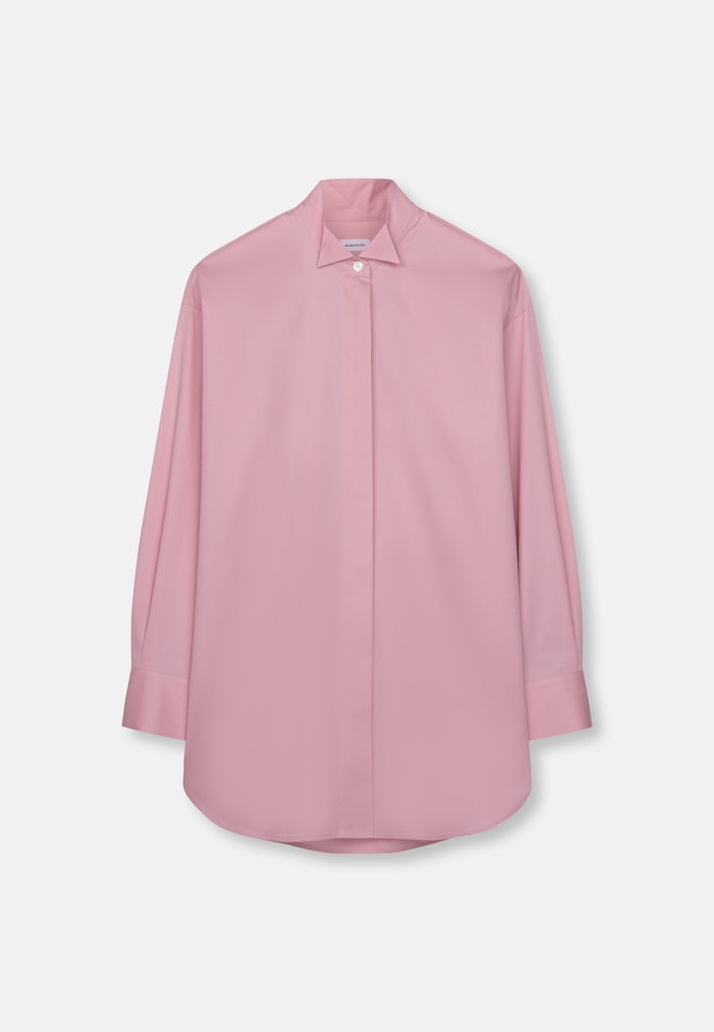 Oversized Bluse mit Kläppchenkragen in Rosa | Seidensticker Onlineshop