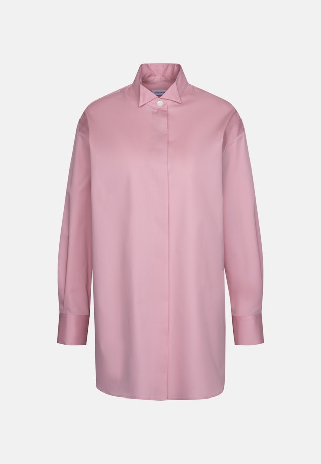 Oversized Bluse mit Kläppchenkragen in Rosa |  Seidensticker Onlineshop