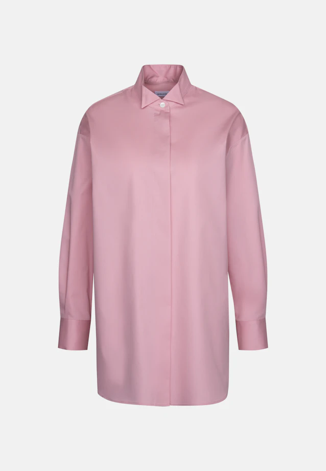 Oversized Bluse mit Kläppchenkragen in Rosa |  Seidensticker Onlineshop