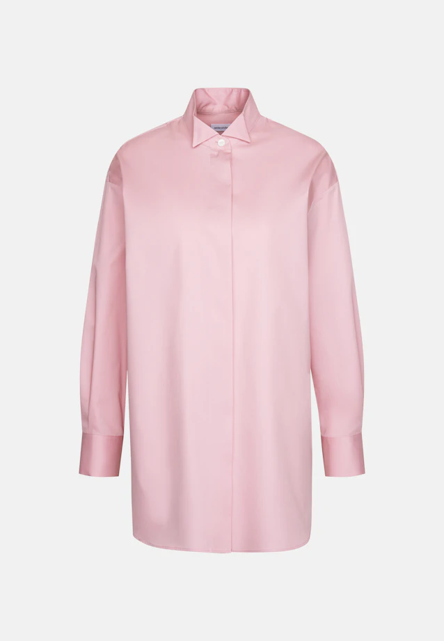 Oversized Bluse mit Kläppchenkragen in Rosa |  Seidensticker Onlineshop