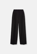 Bundfaltenhose aus Baumwolltwill in Schwarz |  Seidensticker Onlineshop