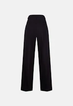 Pantalon plissé en sergé de coton in Noir |  Seidensticker Onlineshop