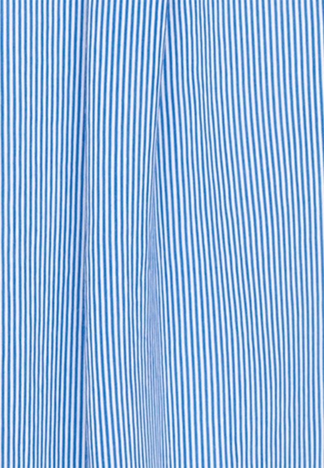Fließende Hemdbluse aus Viskose Mix in Mittelblau |  Seidensticker Onlineshop