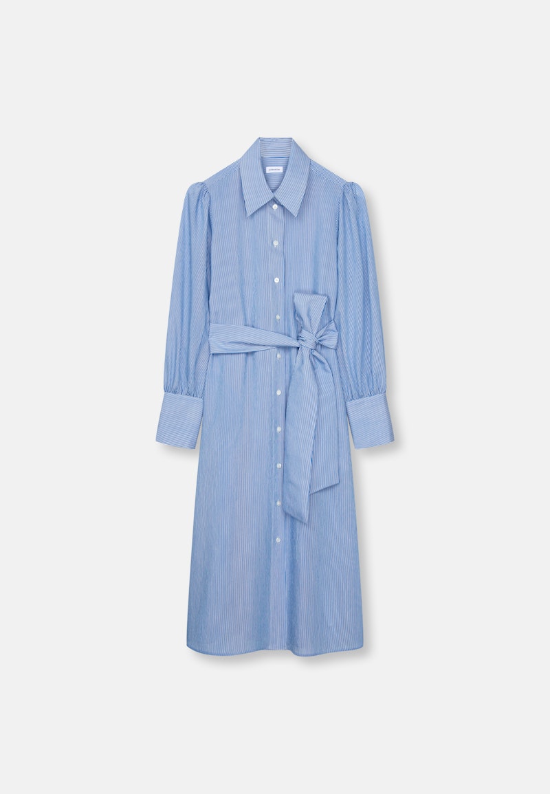 Fliessendes Hemdblusenkleid aus Viskose Mix