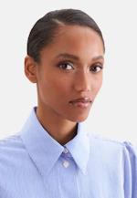 Flowing shirt dress made of viscose mix in Mittelblau |  Seidensticker Onlineshop