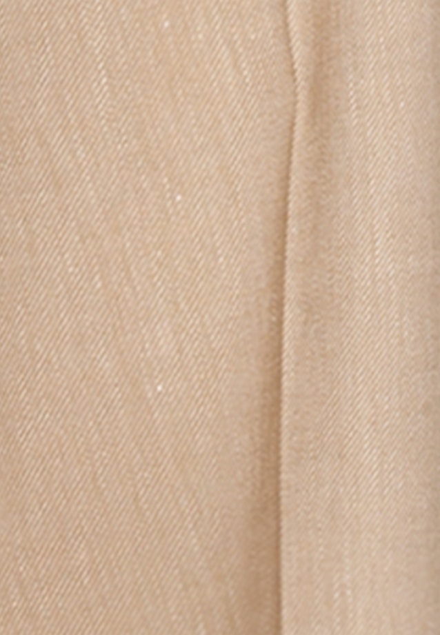 Twill Bundfaltenhose aus Leinen Mix in Beige |  Seidensticker Onlineshop