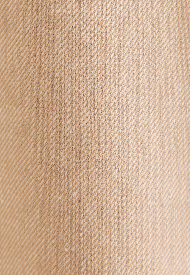 Twill Linen Pleated Trousers Mix in Beige |  Seidensticker Onlineshop