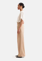Mélange de pantalons plissés en sergé in Beige |  Seidensticker Onlineshop