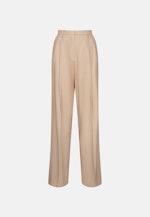 Twill Bundfaltenhose aus Leinen Mix in Beige |  Seidensticker Onlineshop