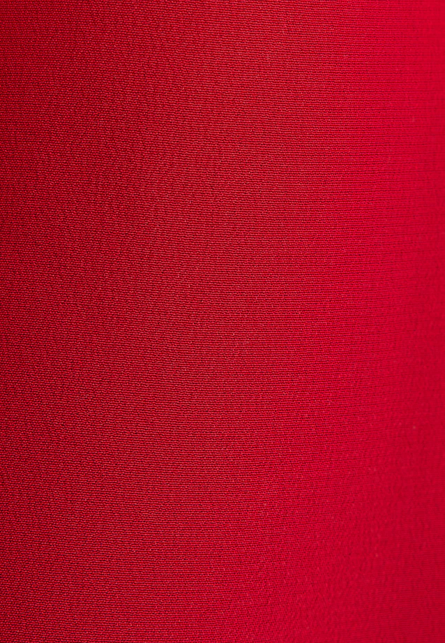 Shirt blouse with high sleeve slits made of 100% silk in Rot |  Seidensticker Onlineshop