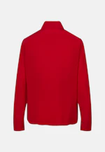 Hemdbluse mit hohen Ärmelschlitzen aus 100% Seide in Rot |  Seidensticker Onlineshop