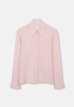 Hemdbluse mit hohen Ärmelschlitzen aus 100% Seide in Rosa |  Seidensticker Onlineshop