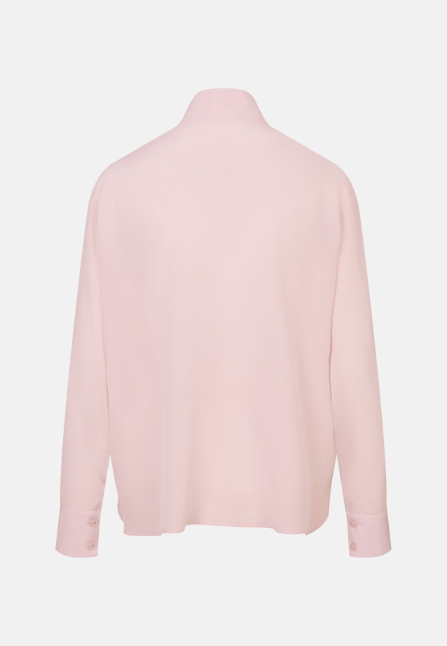 Hemdbluse mit hohen Ärmelschlitzen aus 100% Seide in Rosa |  Seidensticker Onlineshop
