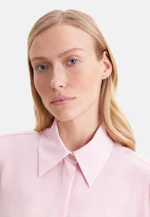 Hemdbluse mit hohen Ärmelschlitzen aus 100% Seide in Rosa |  Seidensticker Onlineshop
