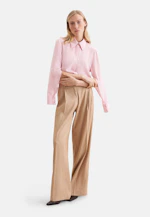 Hemdbluse mit hohen Ärmelschlitzen aus 100% Seide in Rosa |  Seidensticker Onlineshop