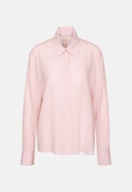 Hemdbluse mit hohen Ärmelschlitzen aus 100% Seide in Rosa |  Seidensticker Onlineshop