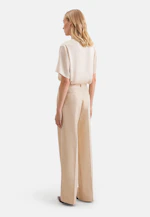 Pleated Wool Blend Trousers in Gold |  Seidensticker Onlineshop