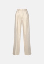 Pleated Wool Blend Trousers in Gold |  Seidensticker Onlineshop