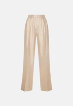 Bundfaltenhose aus einer Wollmischung in Gold |  Seidensticker Onlineshop