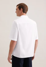 Regular Resort Hemd Uni in Weiß |  Seidensticker Onlineshop