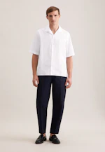 Regular Resort Hemd Uni in Weiß |  Seidensticker Onlineshop