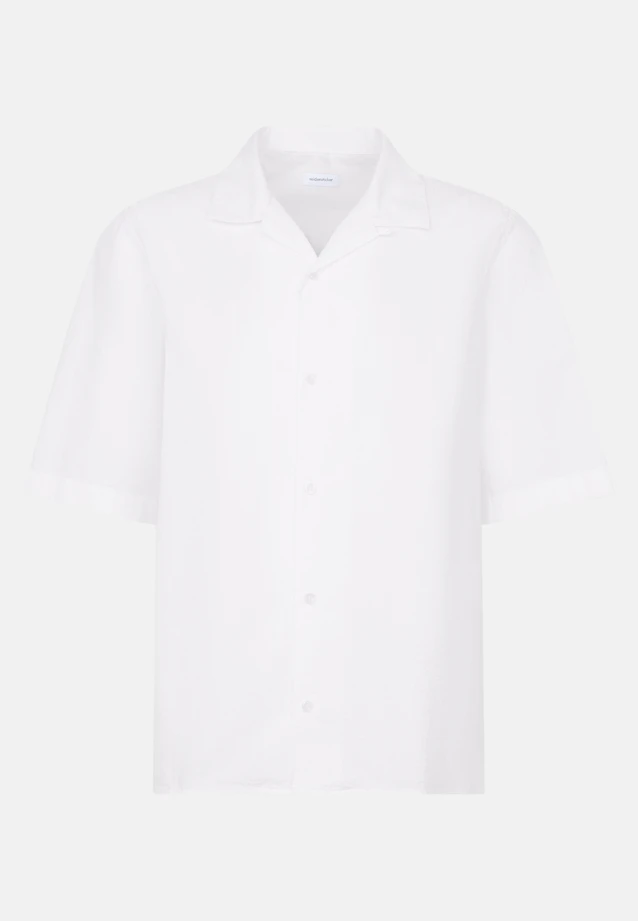 Regular Resort Hemd Uni in Weiß |  Seidensticker Onlineshop