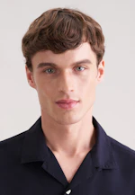 Regular Resort Hemd Uni in Dunkelblau |  Seidensticker Onlineshop