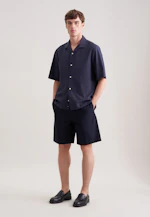 Regular Resort Hemd Uni in Dunkelblau |  Seidensticker Onlineshop