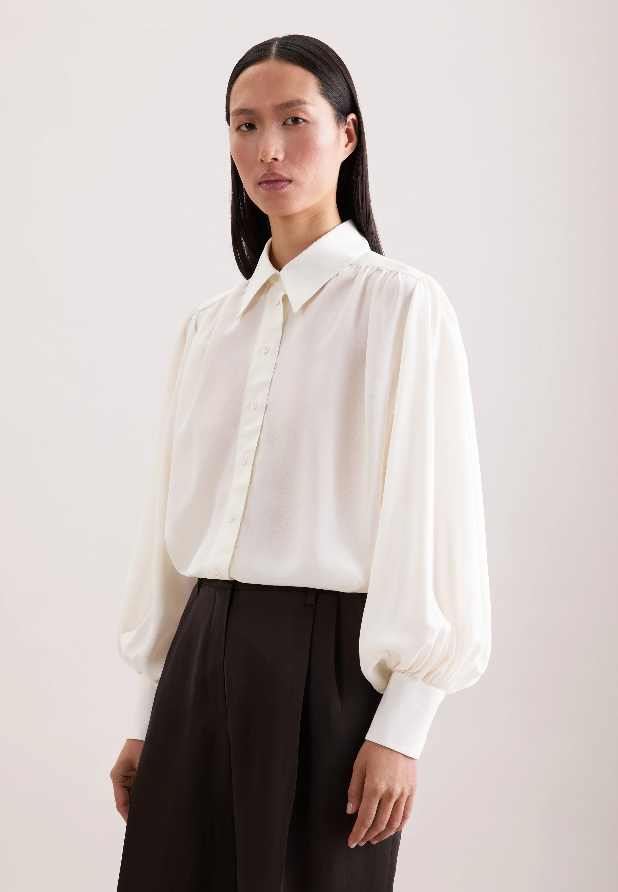 Seidensticker Ausgestellte Bluse Uni, Kollektion, Größe 44 aus Damen/Blusen