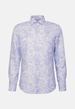 Slim Chemise en lin Imprimé in Bleu Clair |  Seidensticker Onlineshop