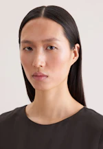 Shirtkleid in A- Linie aus Leinen Mix in Braun |  Seidensticker Onlineshop