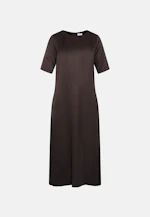 Shirtkleid in A- Linie aus Leinen Mix in Braun |  Seidensticker Onlineshop