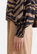 High Collar Blouse with High Cuffs in Braun |  Seidensticker Onlineshop