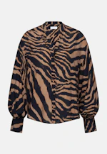 High Collar Blouse with High Cuffs in Braun |  Seidensticker Onlineshop