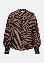 High Collar Blouse with High Cuffs in Braun |  Seidensticker Onlineshop