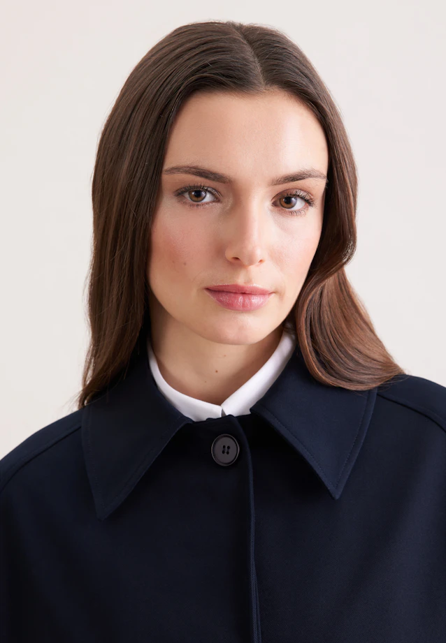 Carcoat aus Baumwolltwill in Dunkelblau |  Seidensticker Onlineshop