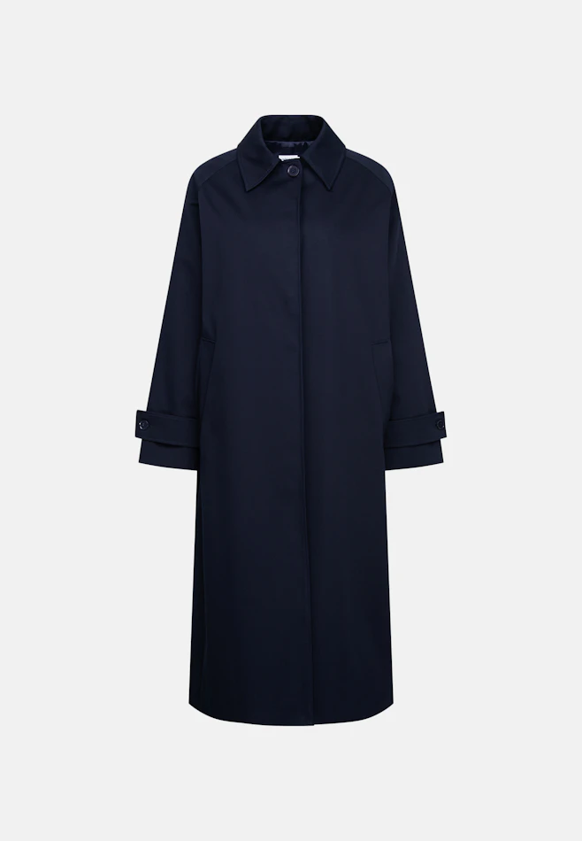 Carcoat aus Baumwolltwill in Dunkelblau | Seidensticker Onlineshop