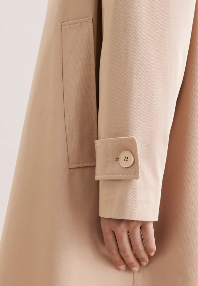Carcoat aus Baumwolltwill in Beige |  Seidensticker Onlineshop