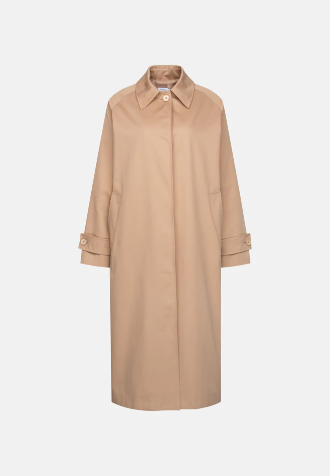 Carcoat aus Baumwolltwill in Beige | Seidensticker Onlineshop