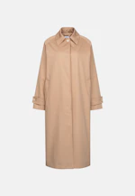 Cotton twill carcoat in Beige |  Seidensticker Onlineshop