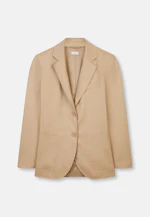 Two-button twill blazer in linen mix in Beige |  Seidensticker Onlineshop