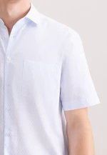 Comfort Business shirt Print in Hellblau |  Seidensticker Onlineshop