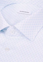 Comfort Business shirt Print in Hellblau |  Seidensticker Onlineshop