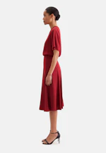 Wide swinging satin panel skirt in Rot |  Seidensticker Onlineshop