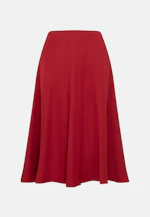 Wide swinging satin panel skirt in Rot |  Seidensticker Onlineshop